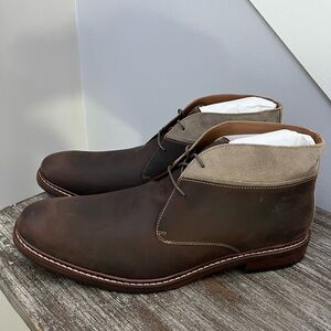 Cole Haan Men's Brown Leather Ankle Boots